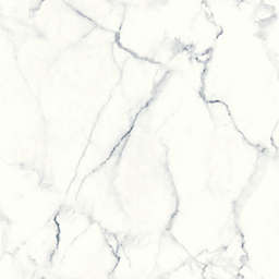 Roommates Decor Modern Carrara Marble Peel & Stick Wallpaper - Blue / Gray