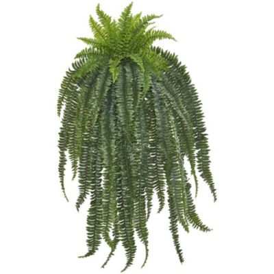 Nearly Natural Home Decorative 58" Boston Fern Artificial Hanging Plant