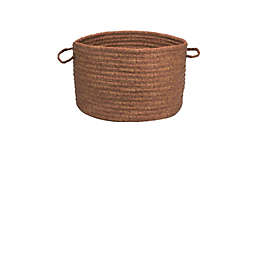 Colonial Mills Solid Fabric Basket - Cinnamon 14