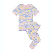 Sleep On It Girls Soft Clouds Snug Fit 2-Piece Pajama Sleep Set