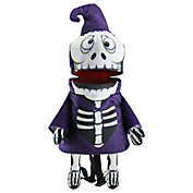 Northlight 24" Purple and Black Skeleton Unisex Child Halloween Trick or Treat Bag Costume Accessory - One Size