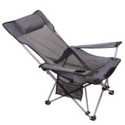e-joy Reclining Folding Portable Beach Chair Camping Chair