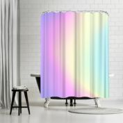 Americanflat 71" x 74" Shower Curtain, Holographic Texture by Emanuela Carratoni