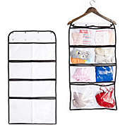 Okuna Outpost Hanging Closet Storage Organizer Bags, Double-Sided (33.75 x 17.5 in, 2 Pack)