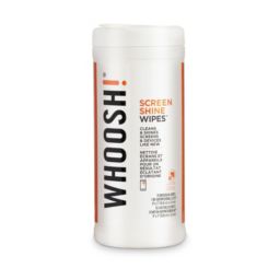 Whoosh - Screen Shine Wipes 70 Wipes Canister + Cloth