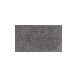 Clean Spaces  100% Cotton Bath Rug in Charcoal