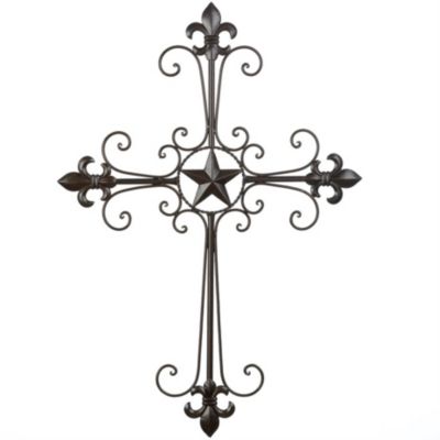 Wings of Devotion Lone Star Wall Cross Decor