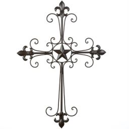 Wings of Devotion Lone Star Wall Cross Decor