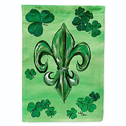 Caroline's Treasures St Patrick's Day Fleur de lis Flag Canvas House Size 28 x 40
