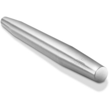 Last Confection 16" Stainless Steel French Rolling Pin - Tapered Design for Pasta, Baking Cookies, Pastries and Pizza Dough. View a larger version of this product image.