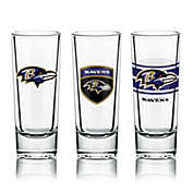 NFL Shot Glasses 6 Pack Set - Baltimore Ravens