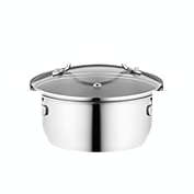 BergHOFF Comfort 6.25" 18/10 Covered Stockpot Stainless Steel, 1.7 Qt