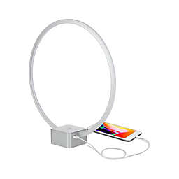 Brightech Circle LED Table Lamp - Silver