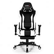 Costway Massage Gaming Chair Recliner Gamer Racing Chair