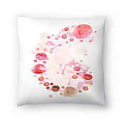 Blush Pink Fibonacci Spiral by Tanya Shumkina 18 x 18 Throw Pillow - Americanflat