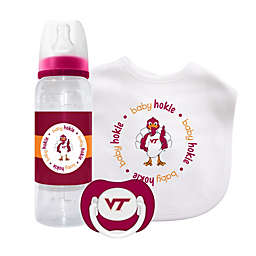 BabyFanatic 3 Piece Gift Set - NCAA Virginia Tech Hokies - Officially Licensed Baby Apparel