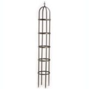 Plow & Hearth 7' Powder-Coated Steel Garden Obelisk, in Bronze