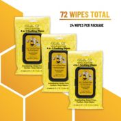 Bella B Naturals Nipple Nurture Breast Wipes (Before and After Breastfeeding) 3 Pack - 24 Wipes per pack