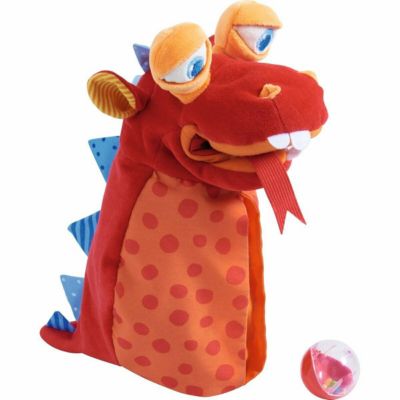 HABA Glove Puppet Eat-It-Up with Built in Belly Bag to Feed The Monster
