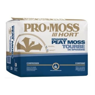 Premier Pro Moss Horticulture Retail Peat Moss 2.2cf Compressed Bale