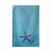Betsy Drake Blue Starfish Beach Towel