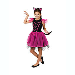 Northlight Pink and Black Cat Ballerina Girl Child Halloween Costume - Large