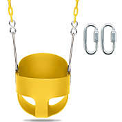 Stock Preferred Full Bucket Highback Swing Set in Yellow
