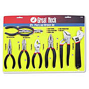Great Neck 8-Piece Steel Pliers And Wrench Tool Set