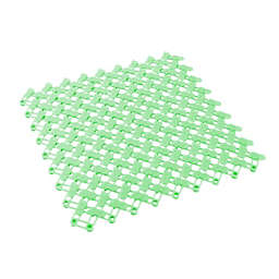 PiccoCasa Floor Plastic Anti-Slip Shower Bath Mat Cushion, Green