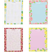 Paper Junkie 4 Pack Notepads Memo Lined To Do Tasks with Cute Fruit Design, Small 4.25x5.5