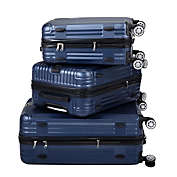 Stock Preferred 20" 24" 28" 3-in-1 Expandable Luggage Set, Hardshell Suitcase
