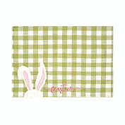 C&F Home Easter Bunny Ears Embroidered Placemat Set of 6 Rectangle Easter Spring Cotton