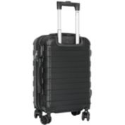 Stock Preferred 21" Black Hardside Carry-On Suitcase with Spinner Wheels