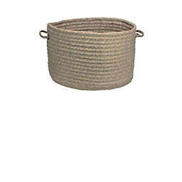 Colonial Mills Solid Fabric Basket - Bark 14
