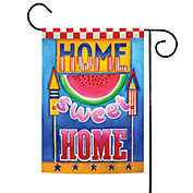Toland Home Garden Watermelon "Home Sweet Home" Outdoor Garden Flag 18" x 12.5"