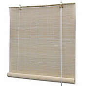 Home Life Boutique Natural Bamboo Roller Blinds 47.2" x 63"