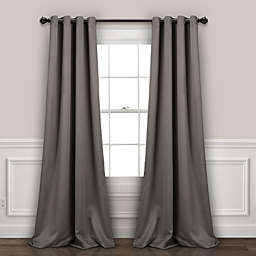 Lush Decor Insulated Grommet Blackout Window Curtain Panels Sage Set 52X108