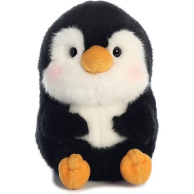 Aurora World Rolly Pet Peewee Penguin Plush, 5"
