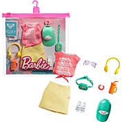 Barbie Storytelling Fashion Pack of Doll Clothes Inspired by Roxy, Red Graphic Top
