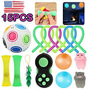 Eeekit 15 PCS Sensory Fidget Toys Set Toy Gift Pack For ADHD Stress Relief