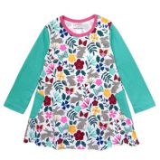 Wrapables Bunnies in Floral Garden Dress, 5T