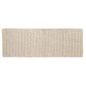 mDesign Soft Cotton Spa Mat Rug for Bathroom, Braided, 60" x 21"