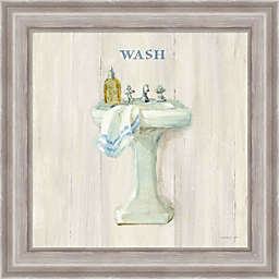 Metaverse Art Farmhouse Sink Wash by Danhui Nai 20-Inch x 20-Inch Framed Wall Art