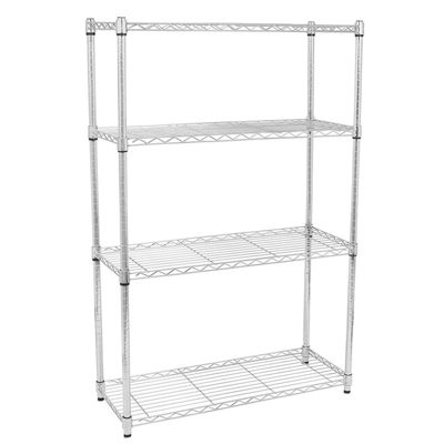Inq Boutique 4-Layer Chrome Plated Iron Shelf 120*90*35 Silver YF