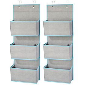 Collapsible Storage Bins Felt Storage Box Set of 2 13.9 x 9.5 x 8.5 Dark Grey WWCY Felt Storage Basket 