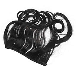 Unique Bargains Black Long Curly Synthetic Adjustable Headband, 18
