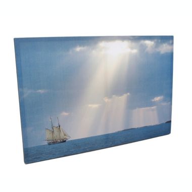 Zeckos Beams Of Hope Printed Canvas Wall Hanging. View a larger version of this product image.