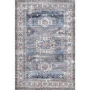 nuLOOM Drina Distressed Machine Washable Area Rug