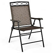 Costway Set of 4 Patio Folding Chairs