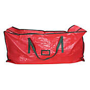 Northlight 43" Red and Green Canvas Multipurpose Christmas Storage Bag